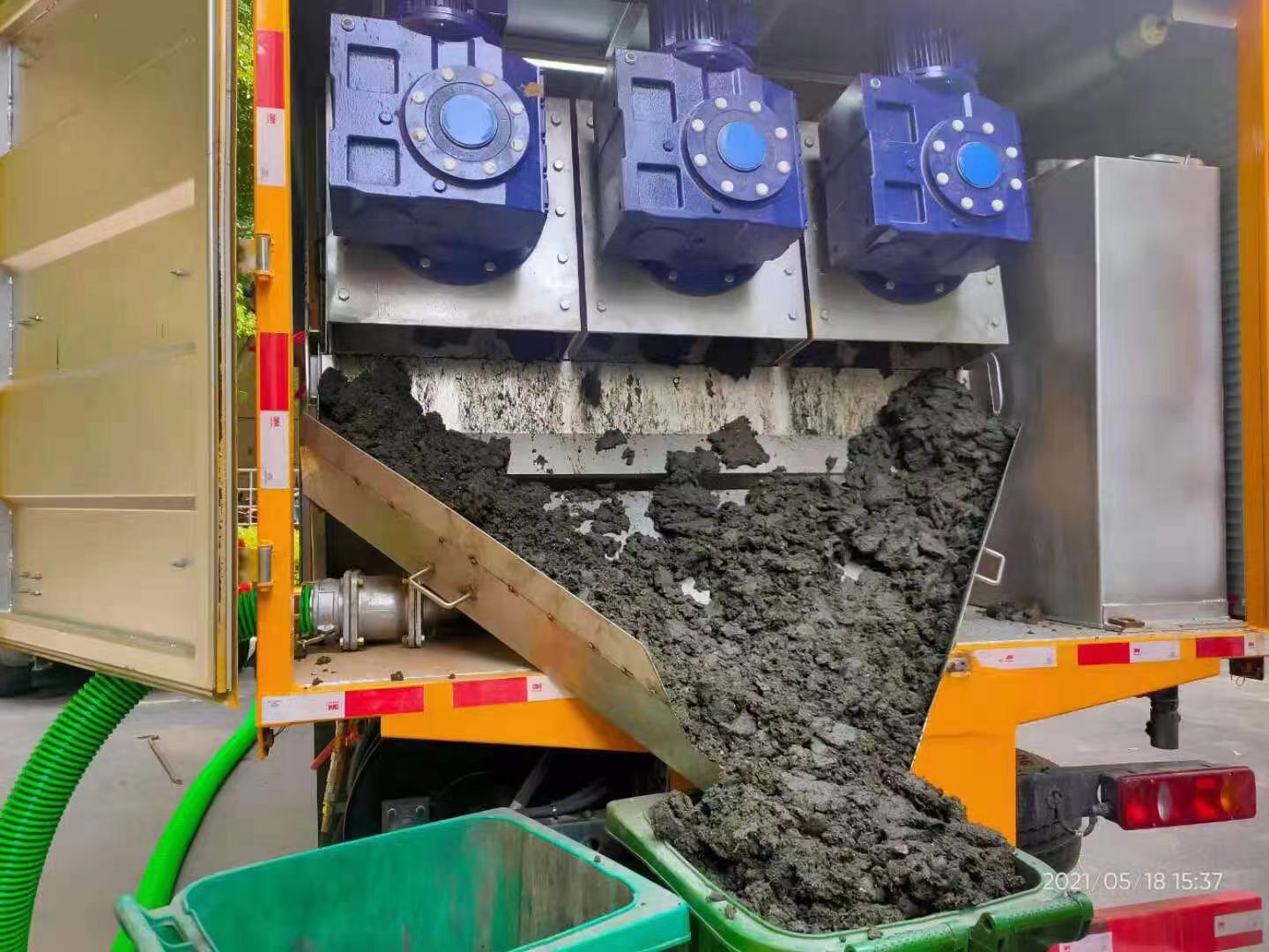 桥头镇化粪池清掏城市维护站-泥浆净化干湿分离处理