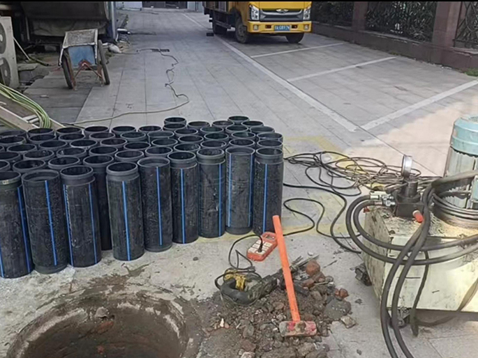 桥头镇PE置换管厂家 DN315置换管 非开挖管短管置换